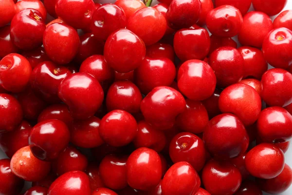 Słodkie czerwone wiśnie — Zdjęcie stockowe
