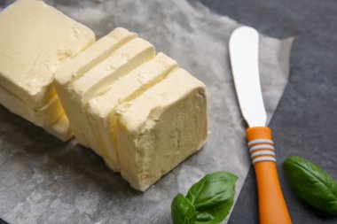 Gıda kağıt dilimlenmiş tereyağı ile