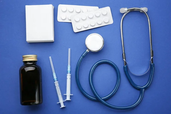 Pills and medical stuff — Stock Photo, Image