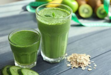 Taze lezzetli smoothies 