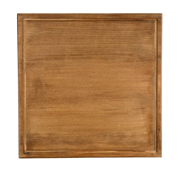 Tablero de madera sobre blanco — Foto de Stock