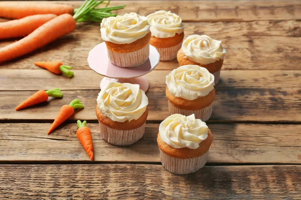 Delicious carrot muffins — Stock Photo, Image