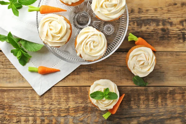 Delicious carrot muffins — Stock Photo, Image