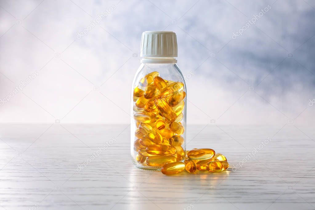 Fish oil capsules