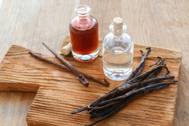 Ev yapımı Vanilya ekstresi için malzemeler 