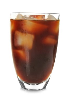 Cam soğuk bira kahve ile