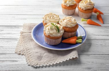 lezzetli havuç muffins 