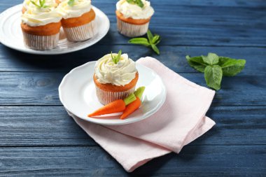 lezzetli havuç muffins 