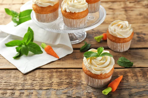 Delicious carrot muffins — Stock Photo, Image