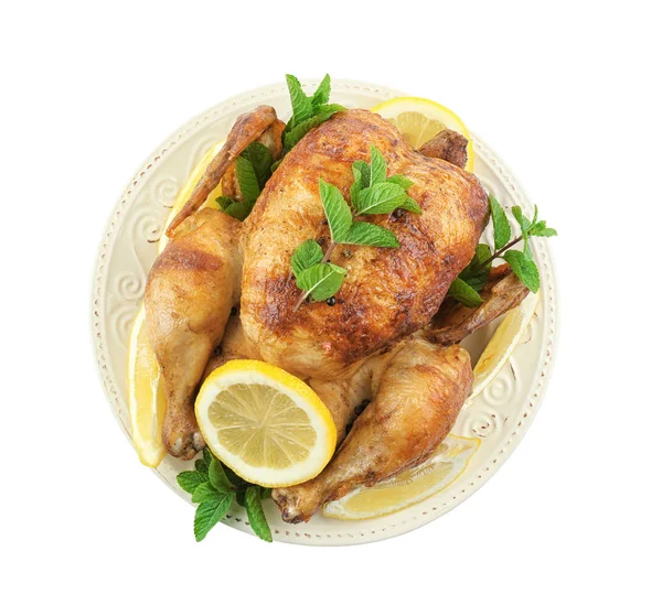 Ízletes házi citromos csirke — Stock Fotó