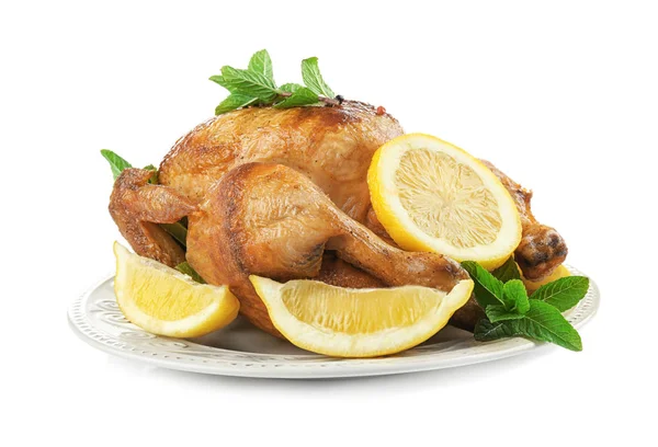 Gustoso pollo al limone fatto in casa — Foto Stock