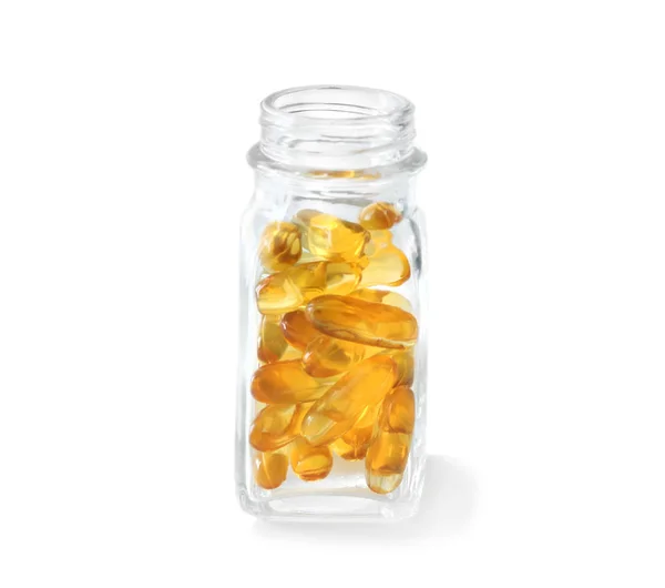 Fish oil capsules — Stock Photo, Image