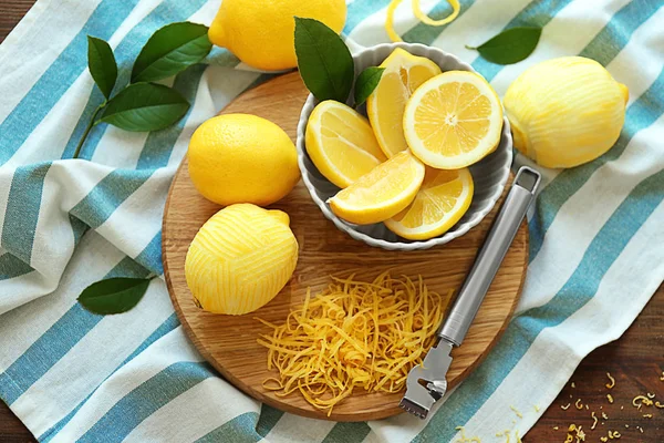 Composition avec citrons, zeste — Photo