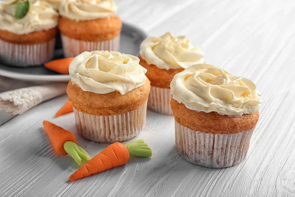 Delicious carrot muffins — Stock Photo, Image