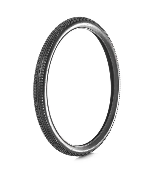 Bicycle tire on white background — Stock Photo, Image