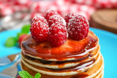 Lezzetli gözleme, closeup ile plaka