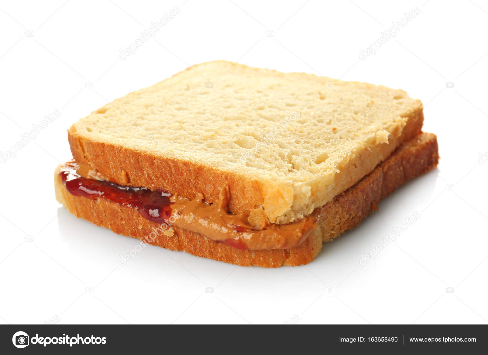 Tasty Peanut Butter And Jelly Sandwich Stock Photo Image By C Belchonock Tasty Peanut Butter And Jelly Sandwich Stock Photo Image By C Belchonock