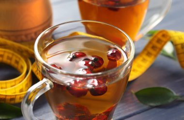 Fincan brier çay ve ölçüm bandı 