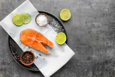 Taze somon biftek pişirme çanağı 