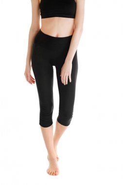 güzel yoga pantolonlu kadın 