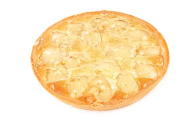 Meyve ile lezzetli pasta