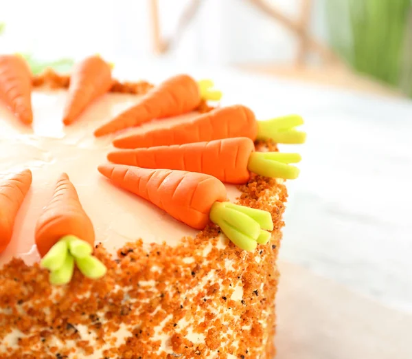 Вкусный морковный пирог — стоковое фото
