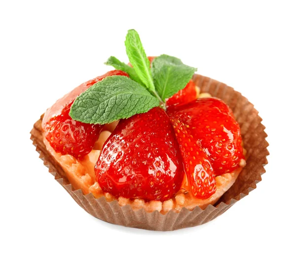 Delicious dessert with strawberry — Stock Photo, Image