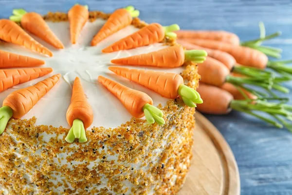 Delicioso bolo de cenoura — Fotografia de Stock