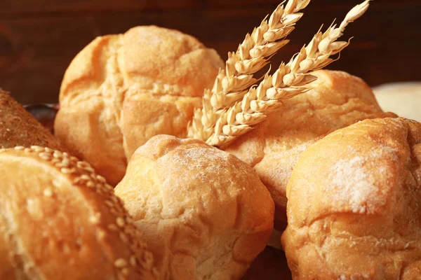 Loaves of delicious bread — Stock Photo, Image