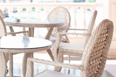 Sandalye ve masa modern Cafe