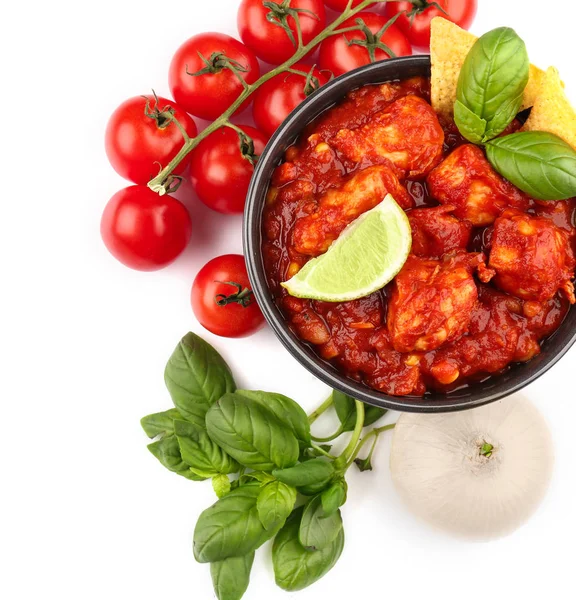 Delicious turkey chili — Stock Photo, Image