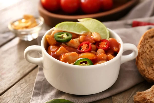 Finom pulyka chili — Stock Fotó