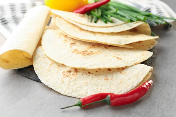 Tortillas sans levain délicieuses — Photo