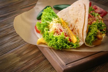 Lezzetli balık tacos