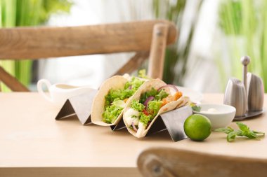 Lezzetli balık tacos