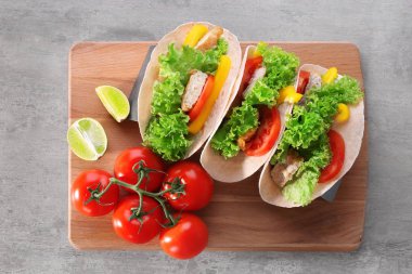 Lezzetli balık tacos