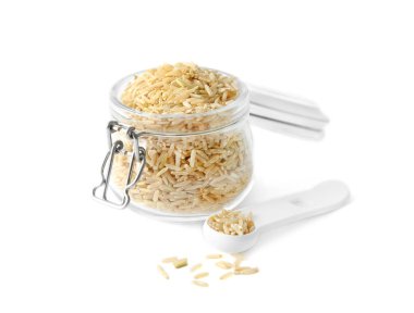 uzun taneli kahverengi pirinç 