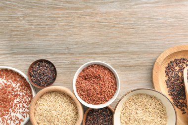 rice'nın farklı türleri  