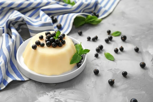 Heerlijk vanille pudding — Stockfoto