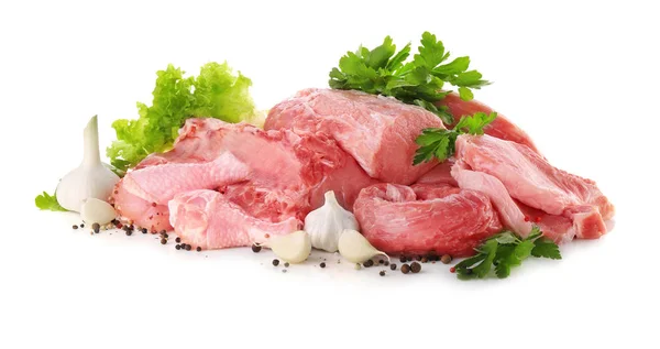 Olika färskt kött — Stockfoto