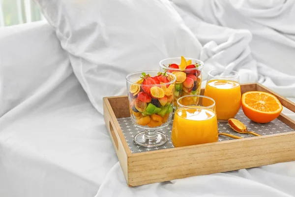 Delicious healthy breakfast — Stock Photo, Image