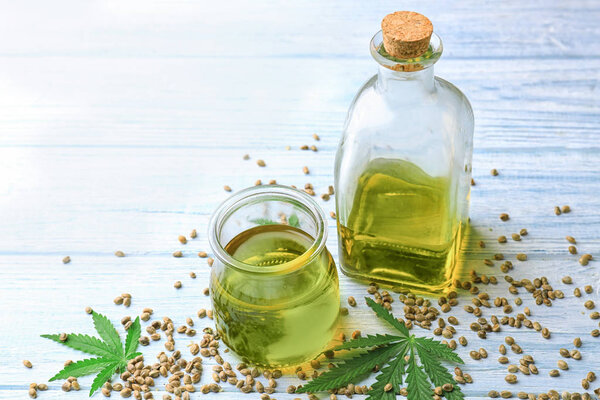 Состав с конопляным маслом
  