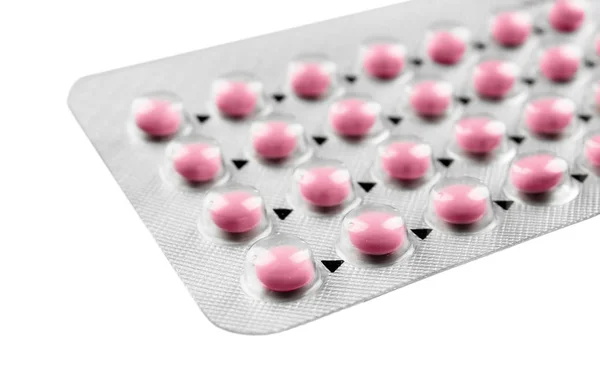 Pílulas anticoncepcionais — Fotografia de Stock