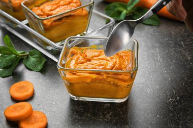 lezzetli havuç sufle