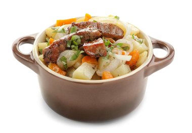 Lezzetli et ve patates ile güveç