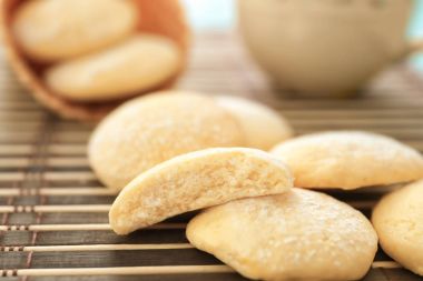 Limon lezzet ile ev yapımı kurabiye 