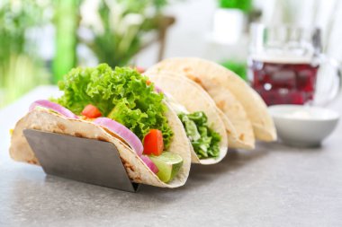 Lezzetli balık tacos