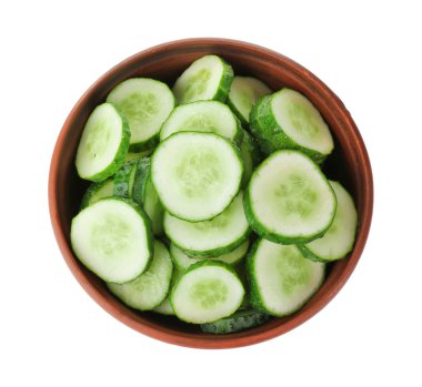 taze salatalık dilimleri  