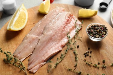 Balıklı taco için malzemeler 