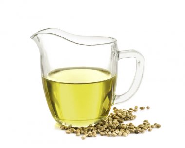 Kenevir yağı ile cam sürahi  